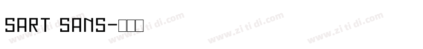 Sart Sans字体转换